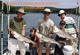 Striper fishing guide service